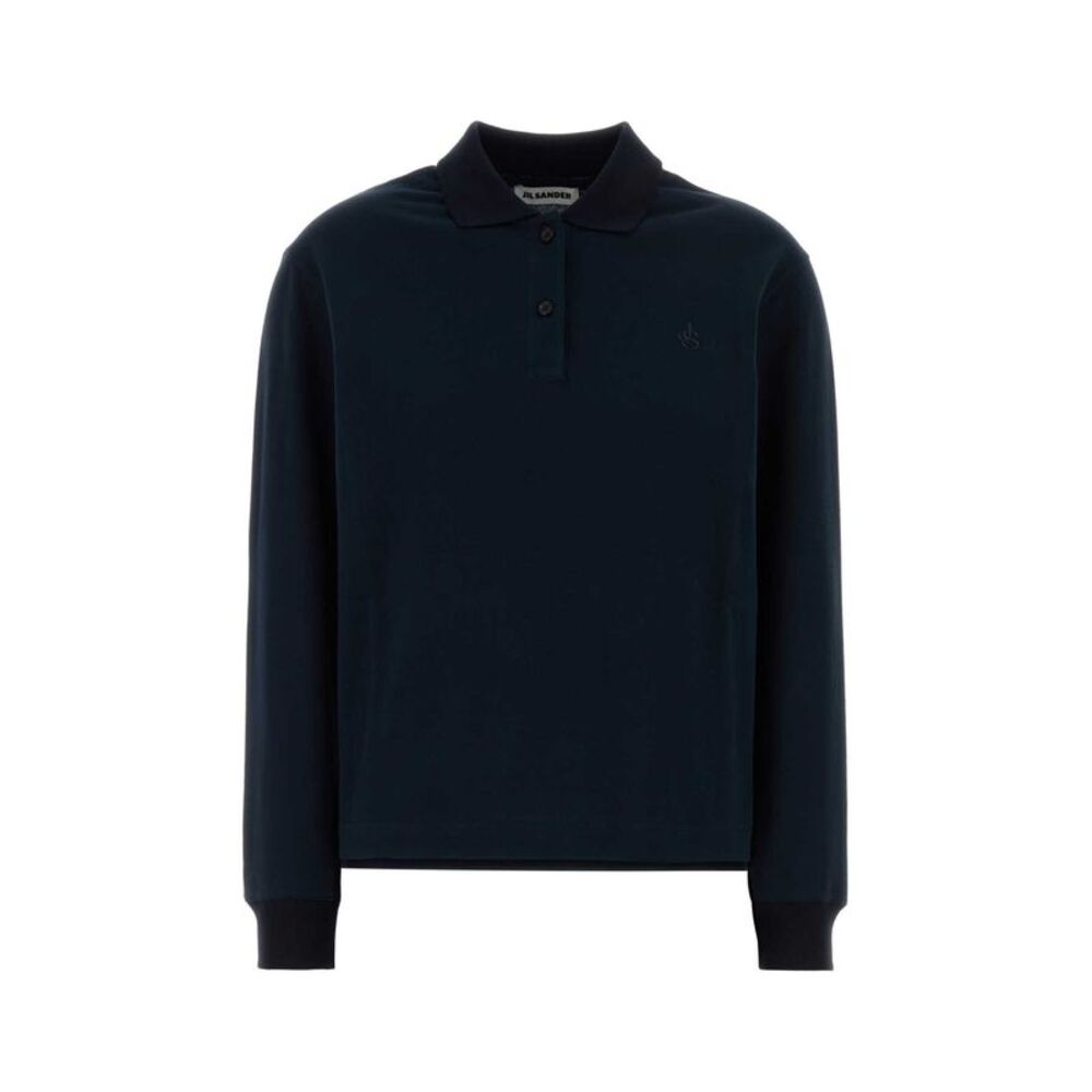 Jil Sander Women Black Piquet Polo Shirt